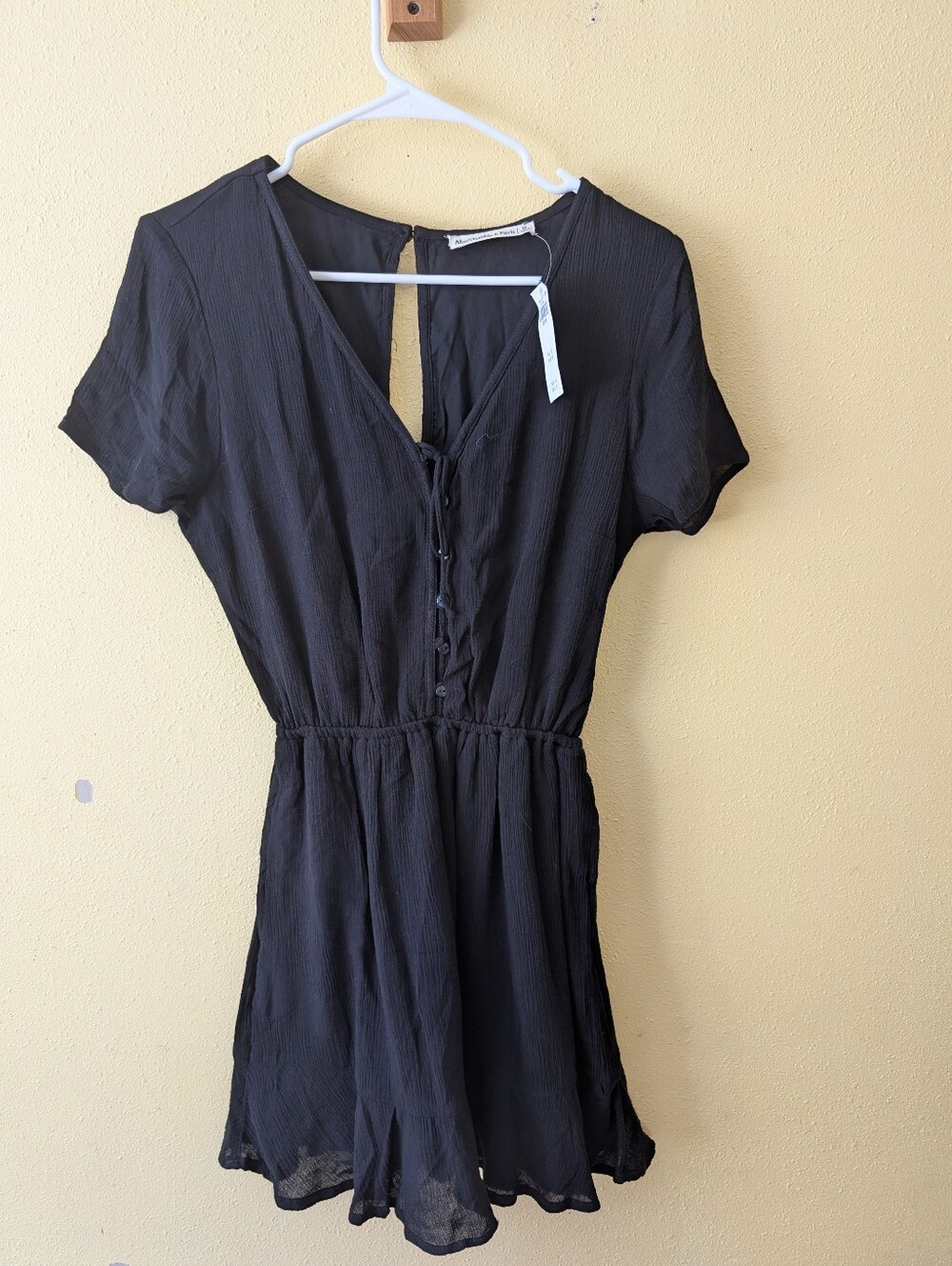 NWT Abercrombie Short Black Dress Size Medium